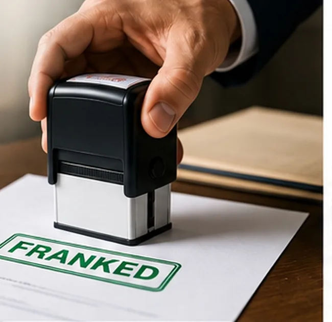 Franking Services — Delve Delegates stamping services